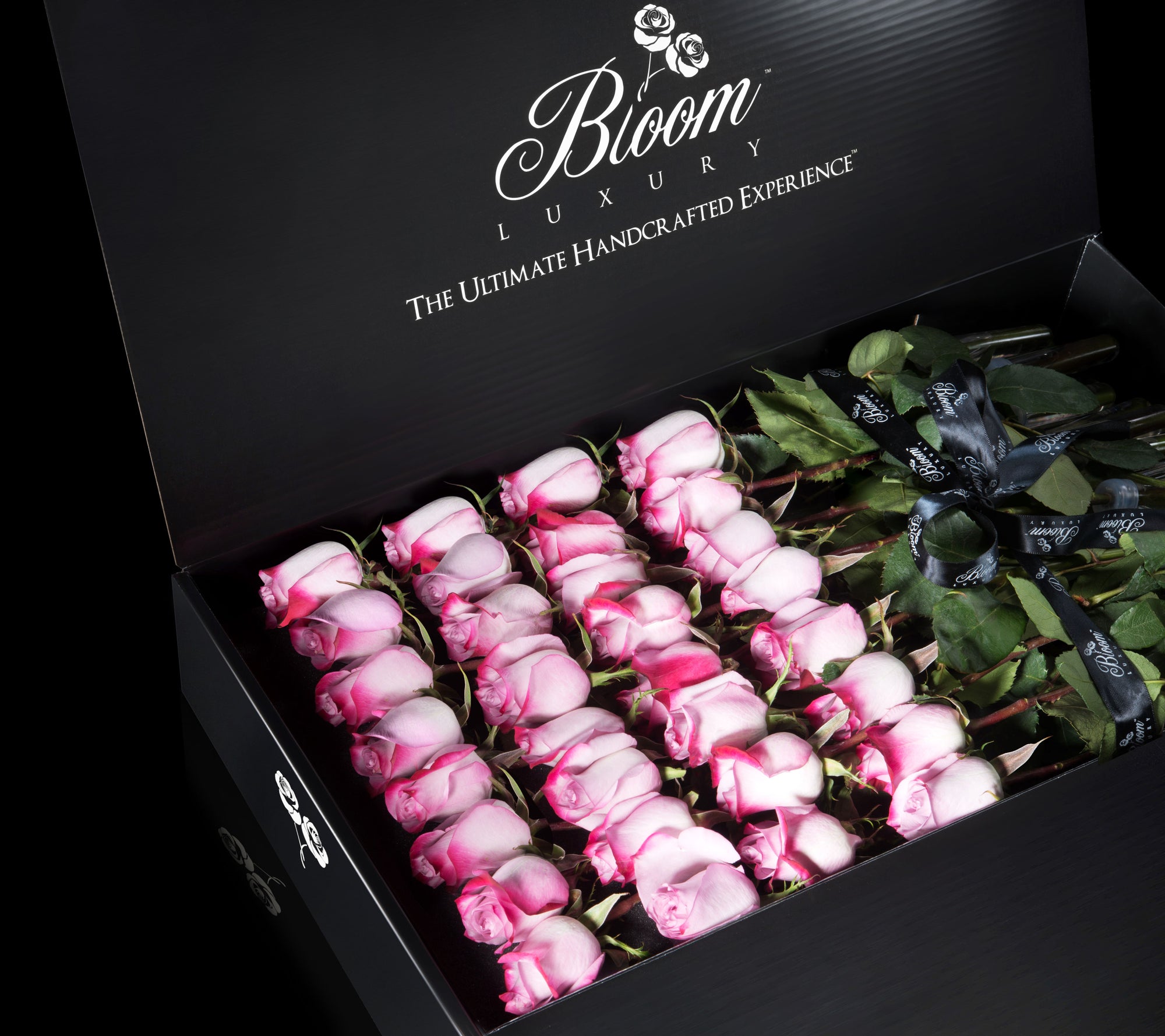 Originale Solid Red Long Stem Luxury Roses in a Box